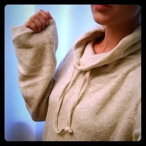 Loft sweater with oversized sleeves